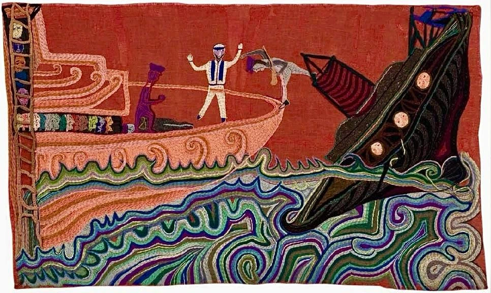 Arpillera: Combate Naval II